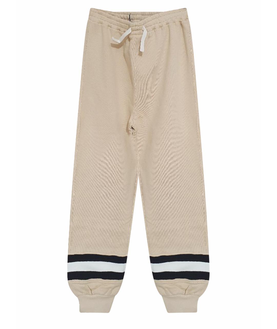 GUCCI Бежевые хлопковые брюки и шорты, фото 1