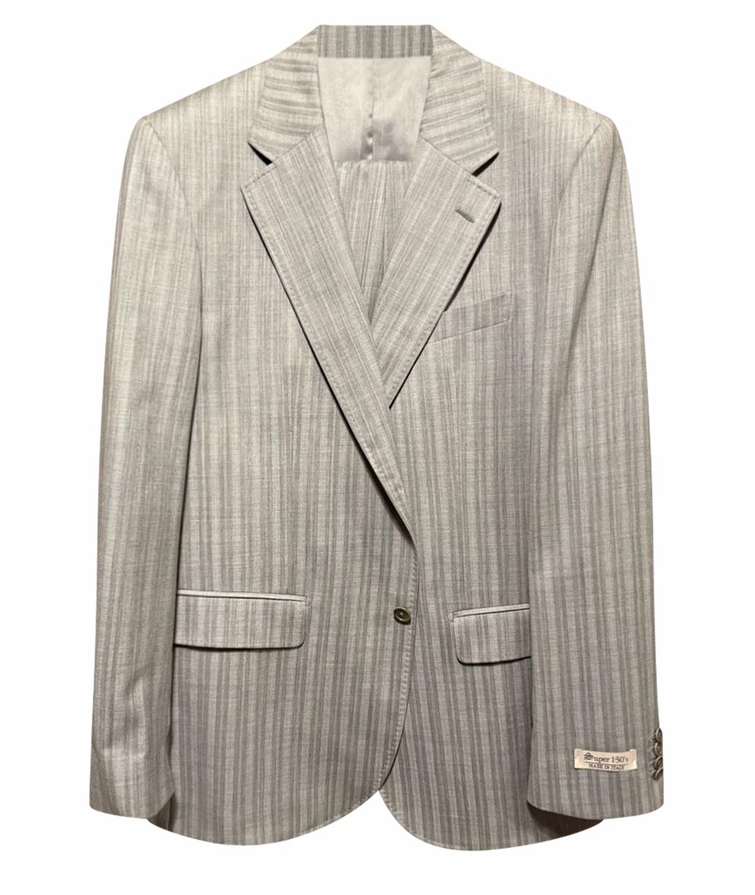 ALEXANDER MCQUEEN Бежевый классический костюм, фото 1