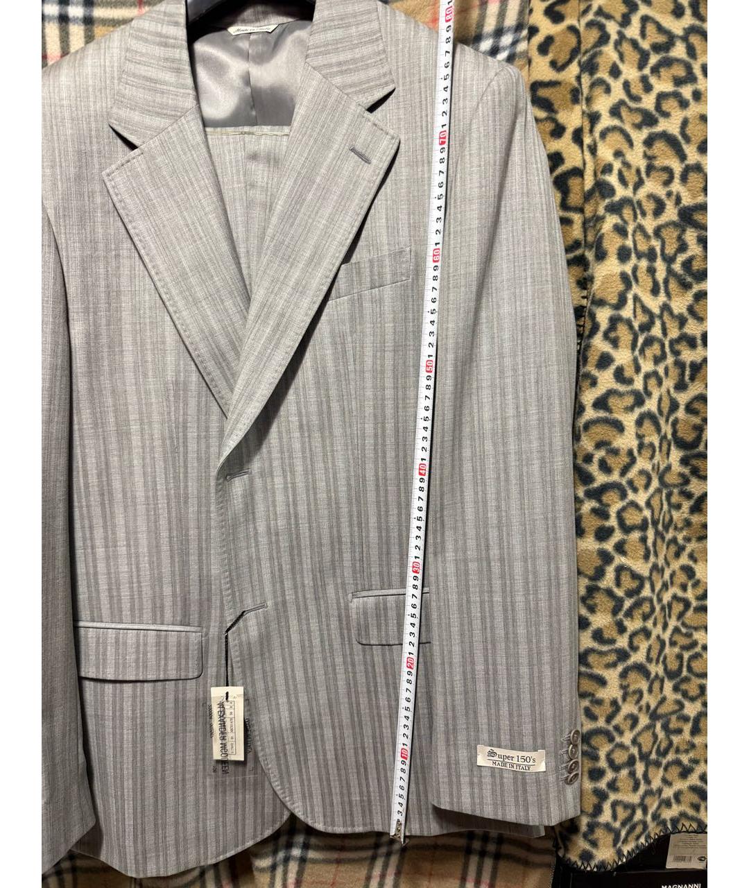 ALEXANDER MCQUEEN Бежевый классический костюм, фото 8