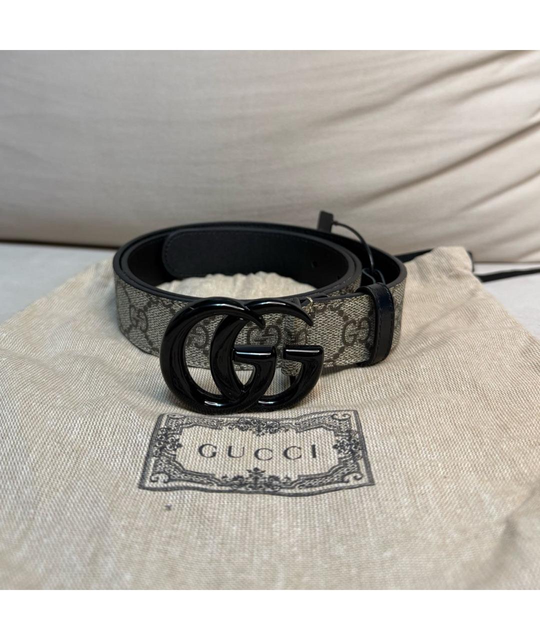 GUCCI Коричневый кожаный ремень, фото 2