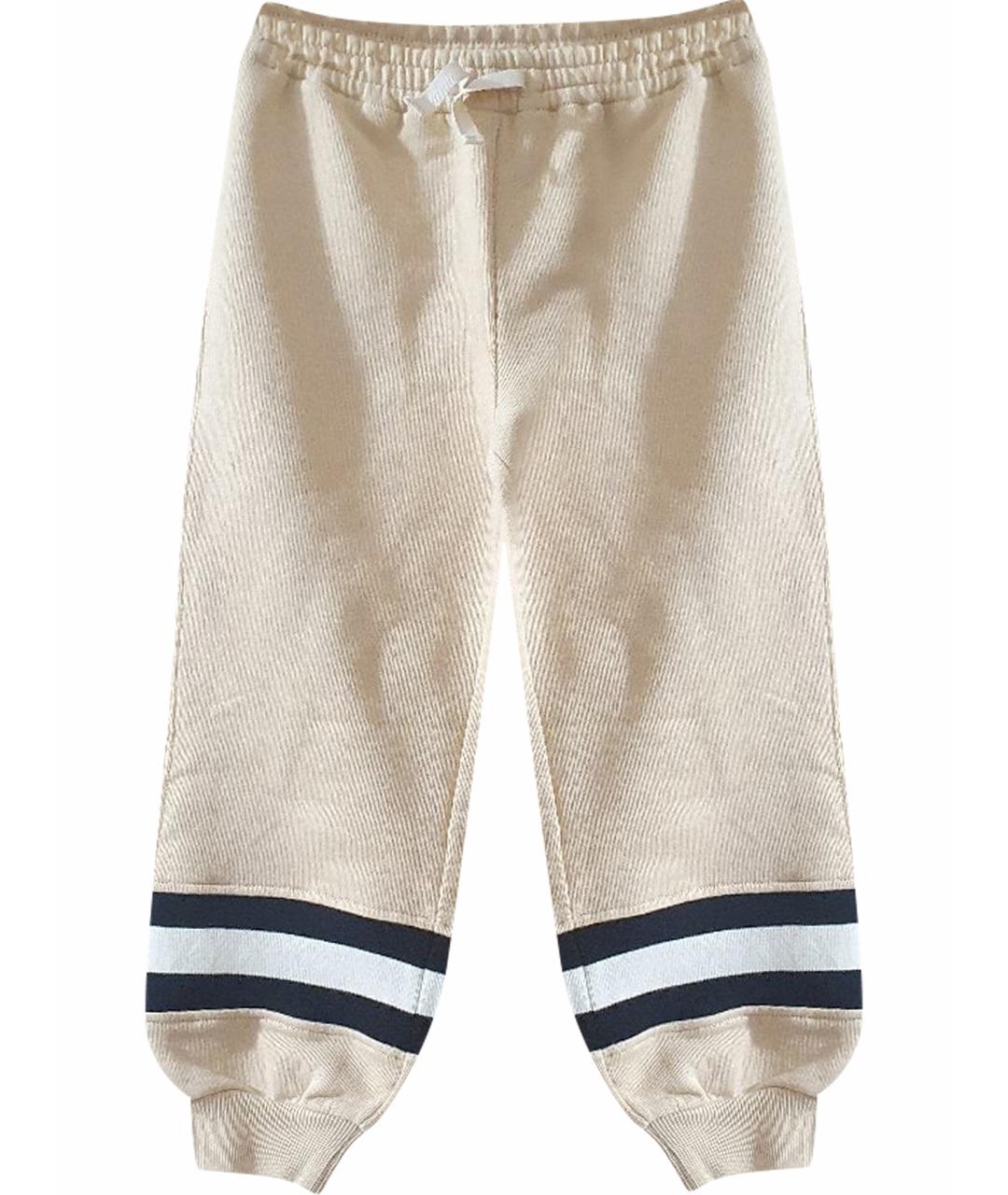 GUCCI Бежевые хлопковые брюки и шорты, фото 1