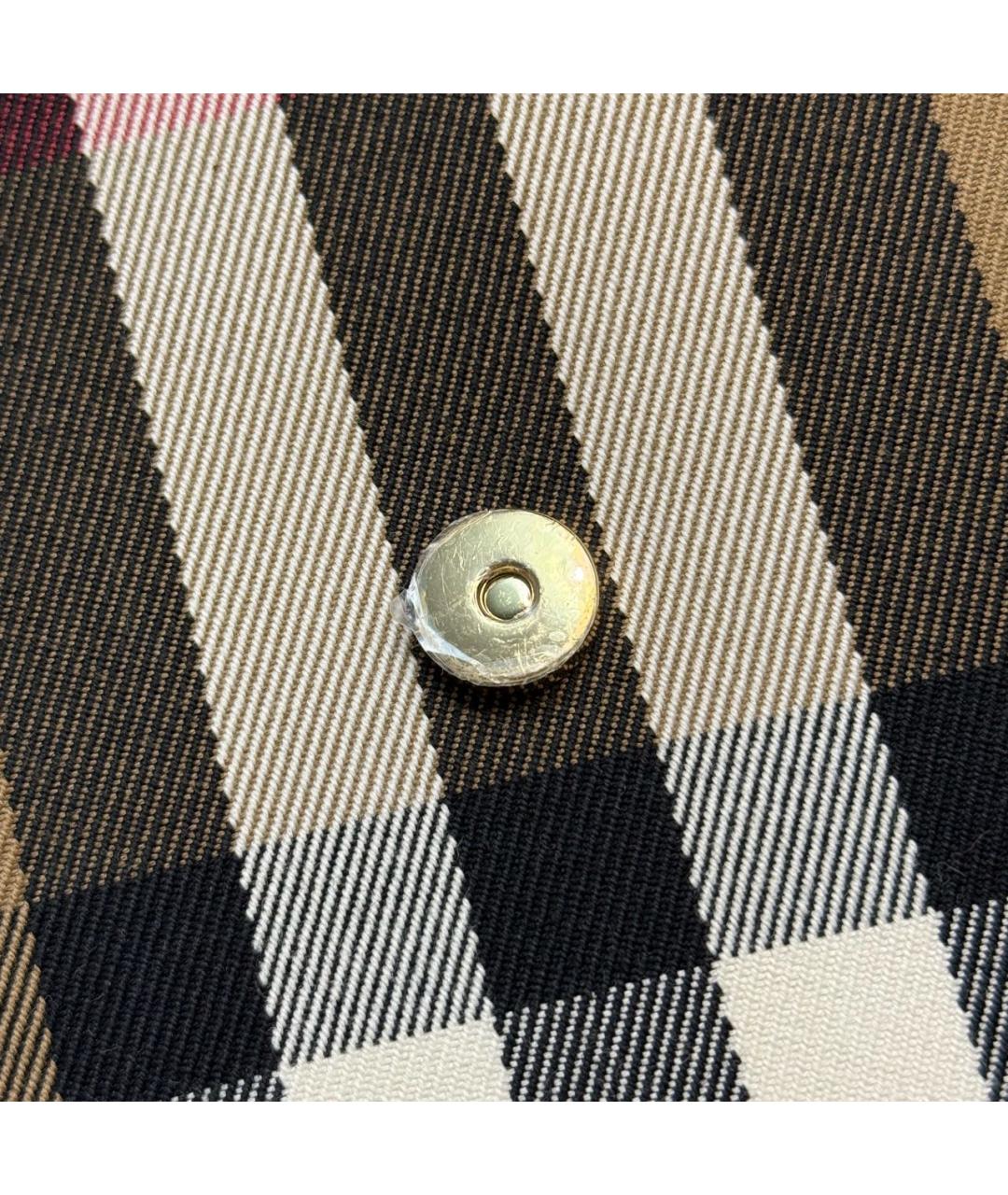 BURBERRY Коричневая кожаная сумка через плечо, фото 8