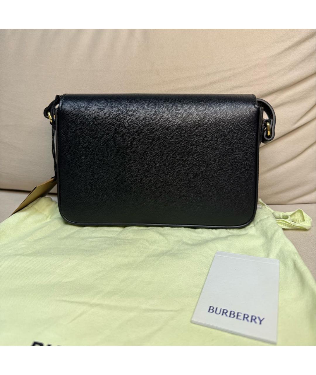 BURBERRY Коричневая кожаная сумка через плечо, фото 4