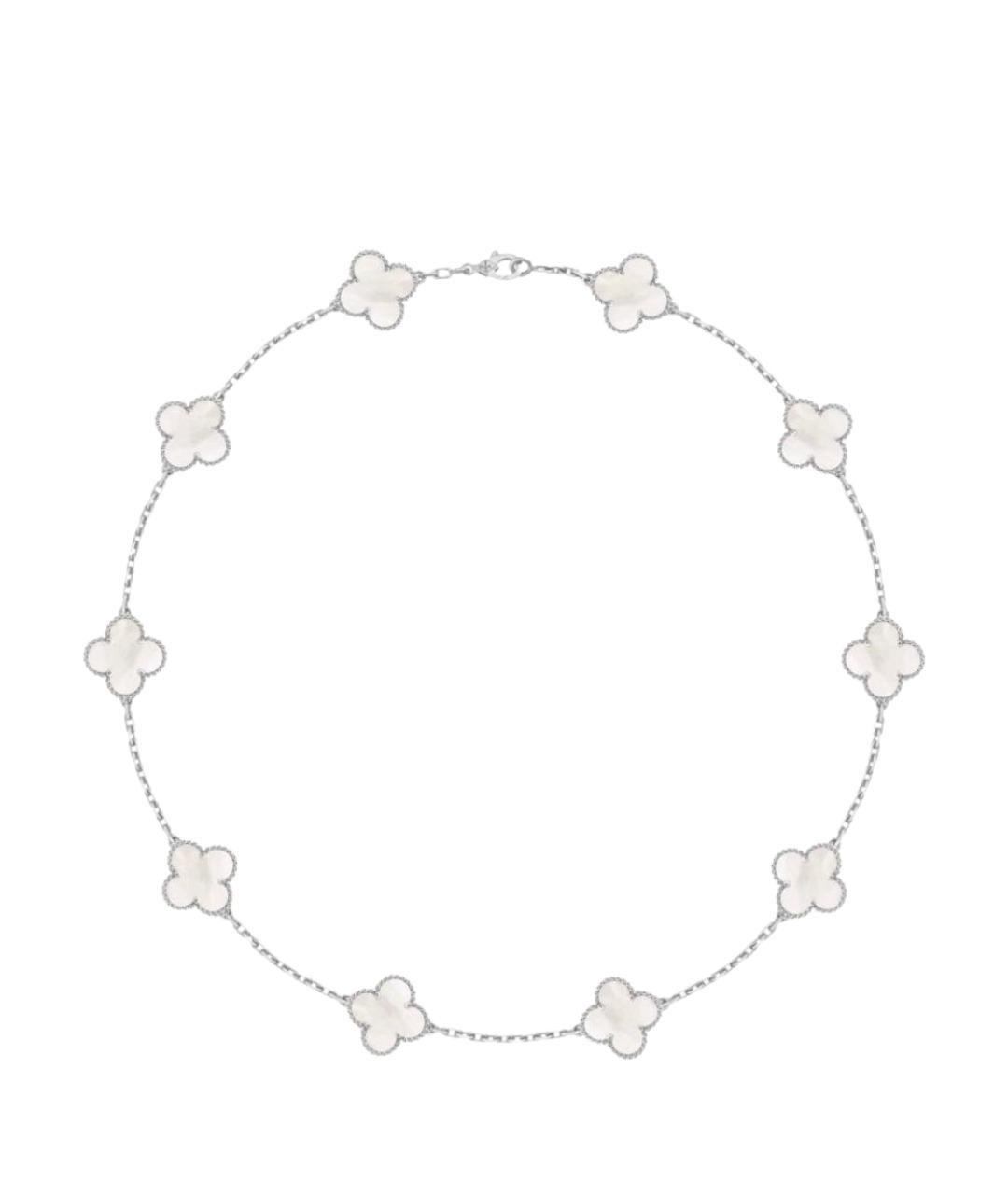 VAN CLEEF & ARPELS Белое колье из белого золота, фото 1