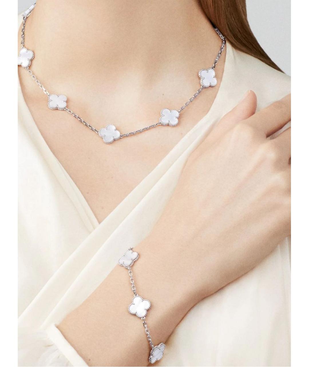 VAN CLEEF & ARPELS Белое колье из белого золота, фото 3