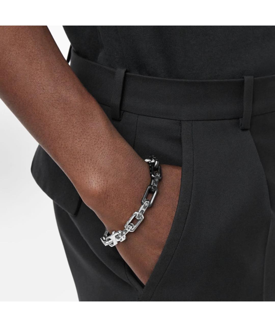 LOUIS VUITTON Черный браслет, фото 7