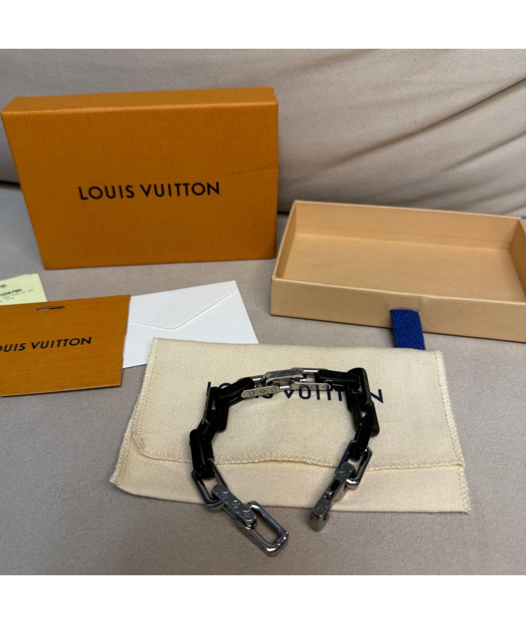 LOUIS VUITTON Черный браслет, фото 2