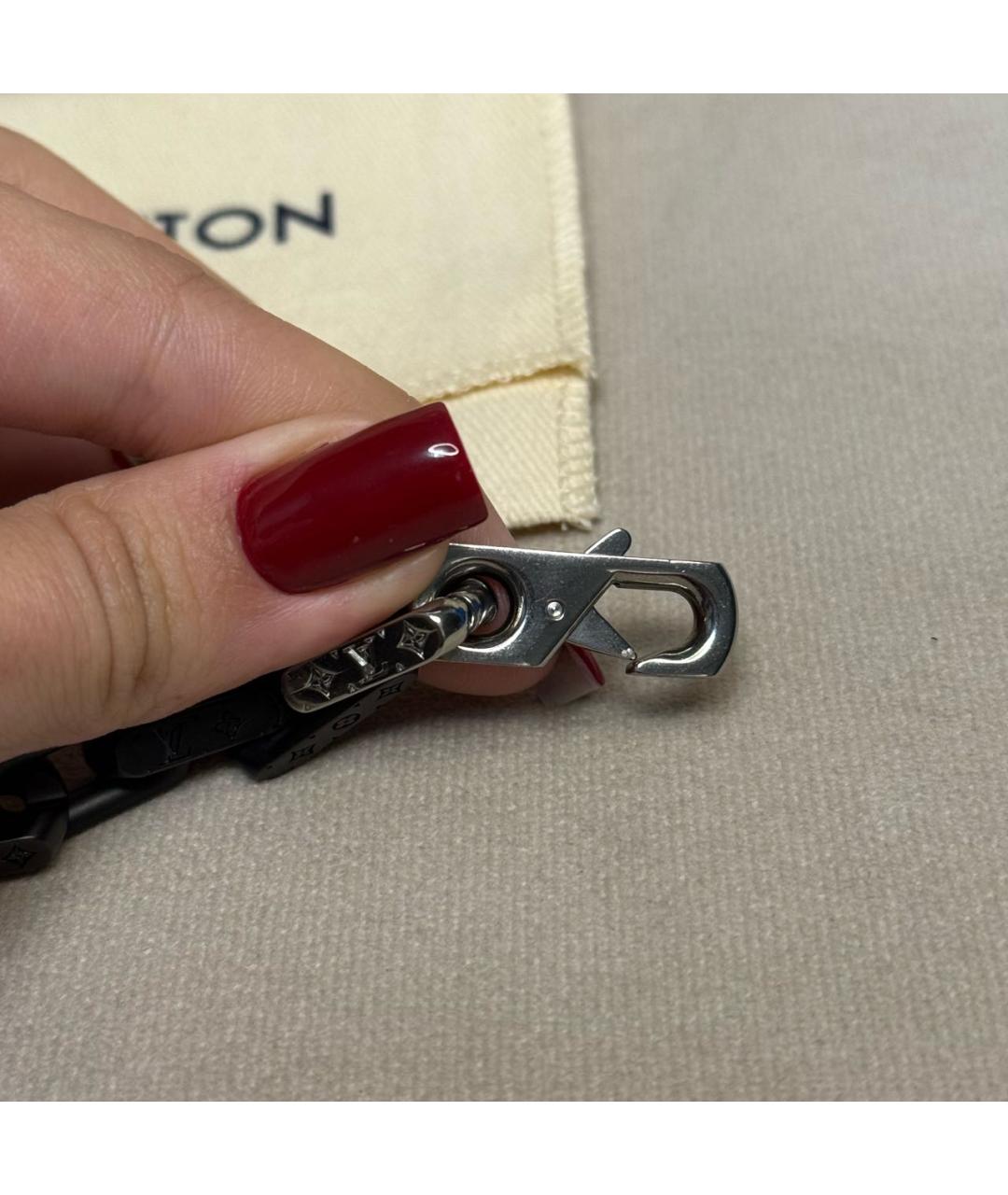 LOUIS VUITTON Черный браслет, фото 5