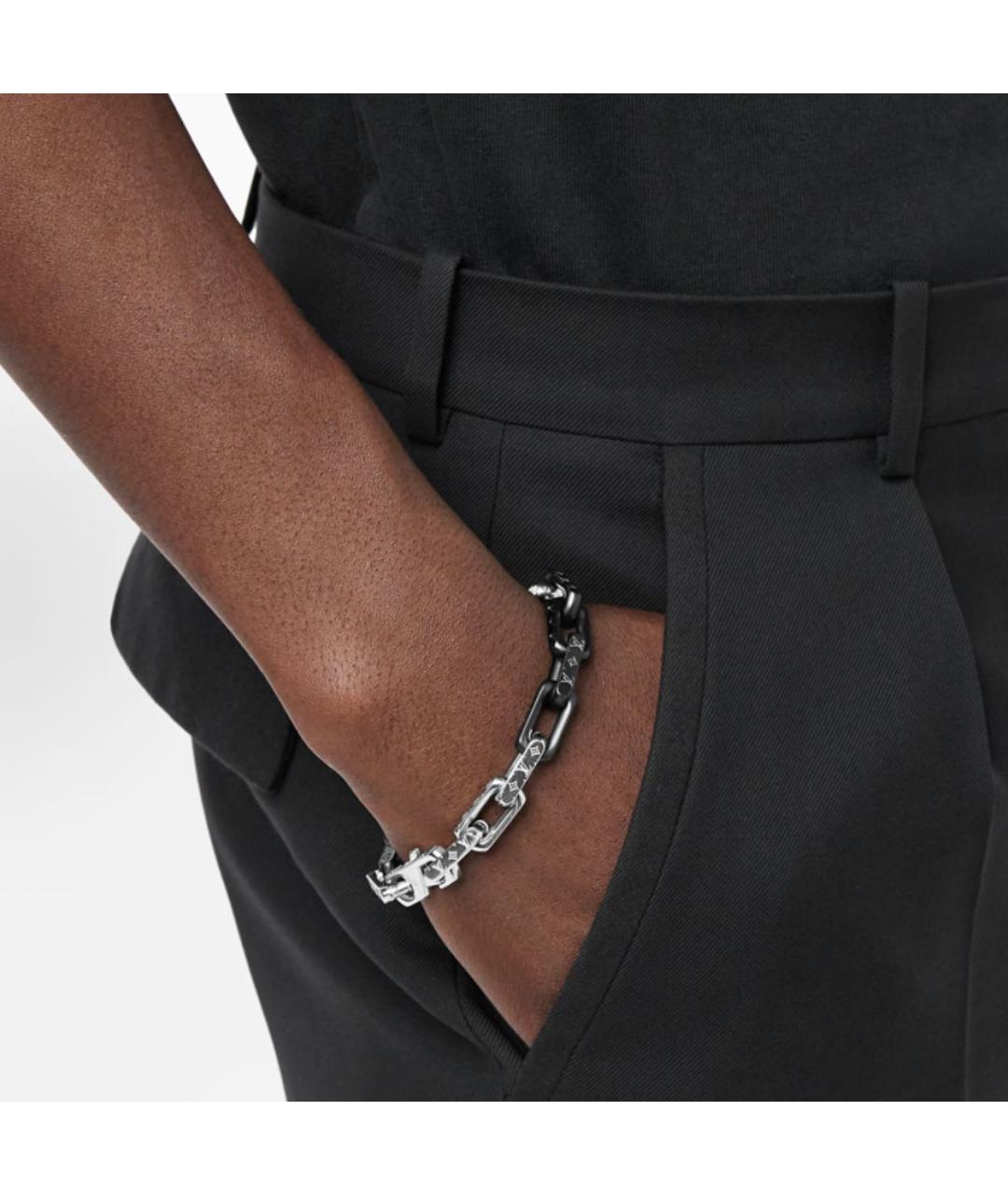 LOUIS VUITTON Черный браслет, фото 7