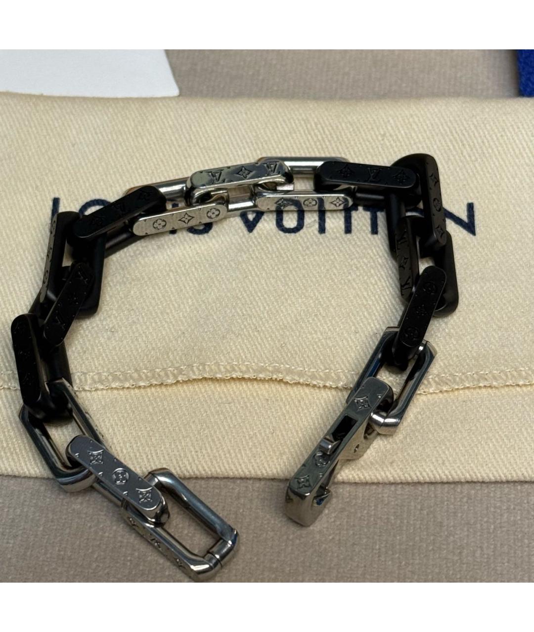 LOUIS VUITTON Черный браслет, фото 3