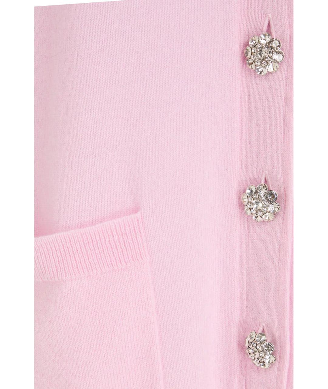 GANNI Розовая кашемировая жилетка, фото 4