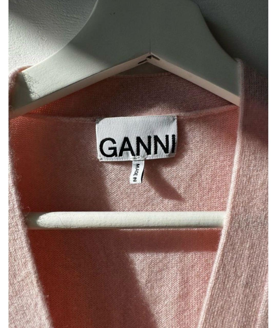 GANNI Розовая кашемировая жилетка, фото 3