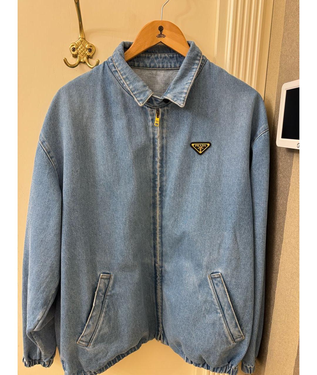 PRADA Синяя деним куртка, фото 2