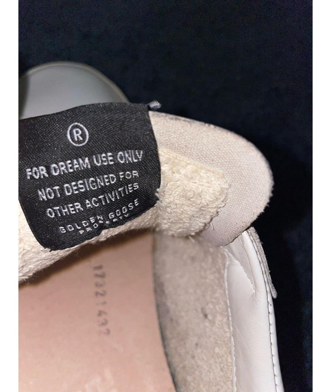 GOLDEN GOOSE DELUXE BRAND Белые кожаные кеды, фото 5