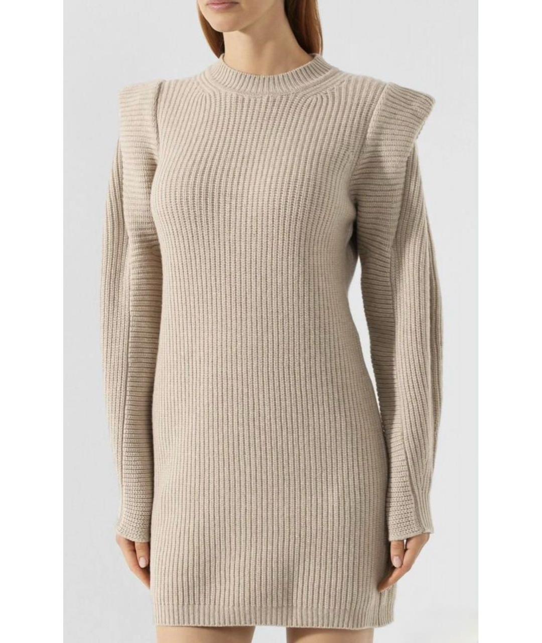 ISABEL MARANT Бежевый кашемировый джемпер / свитер, фото 7