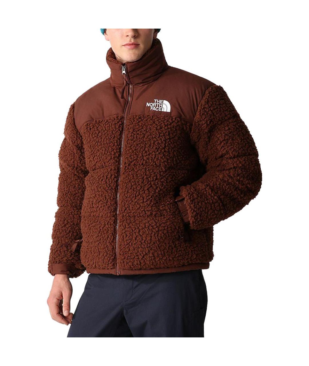 THE NORTH FACE Бордовый пуховик, фото 3