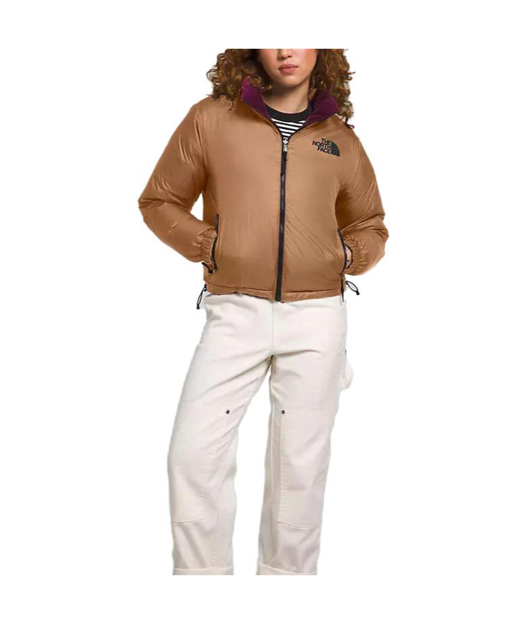 THE NORTH FACE Бордовый пуховик, фото 6