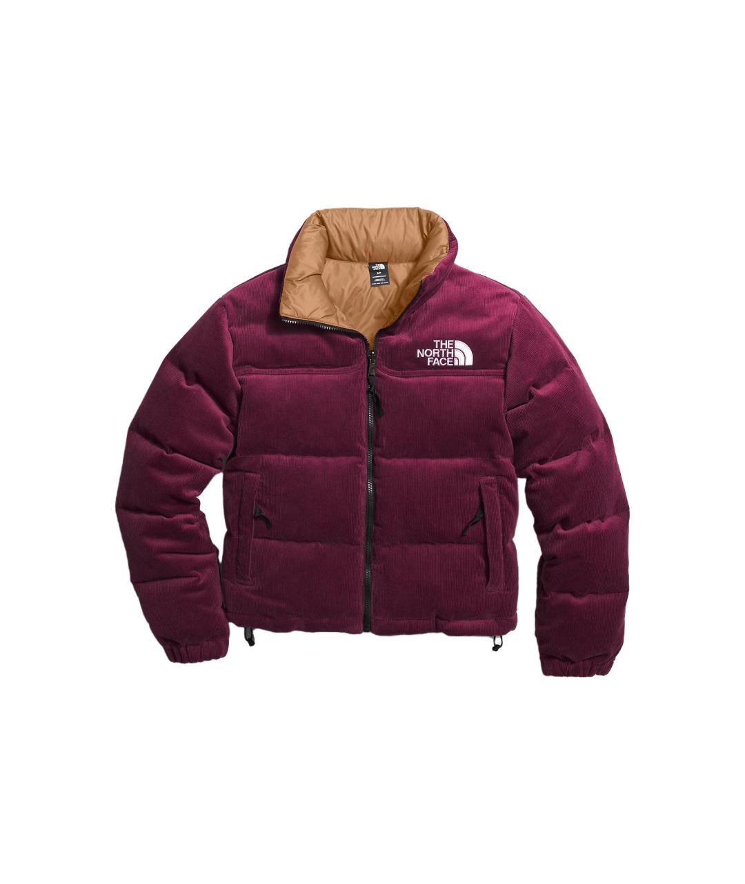 THE NORTH FACE Бордовый пуховик, фото 7