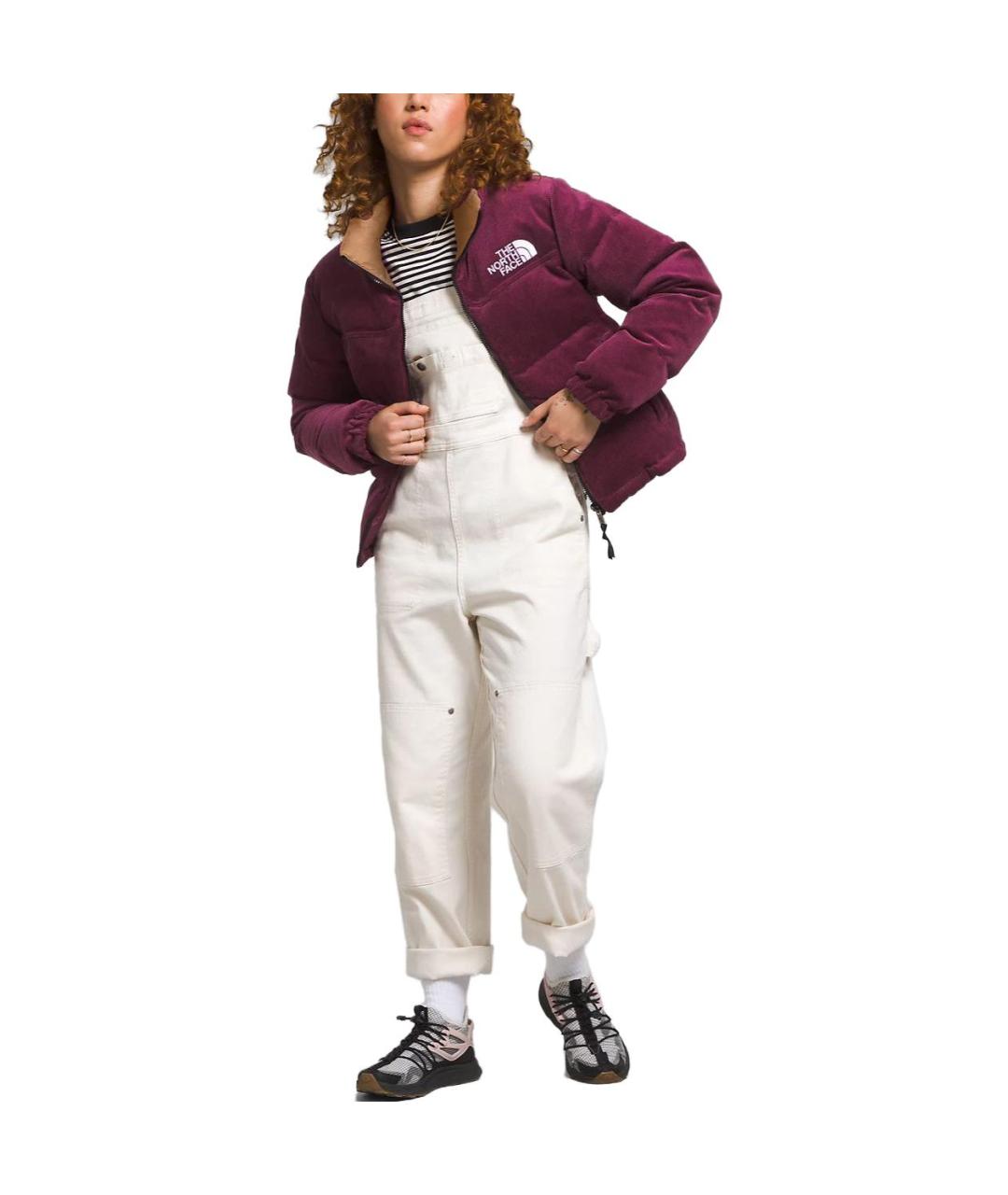 THE NORTH FACE Бордовый пуховик, фото 4