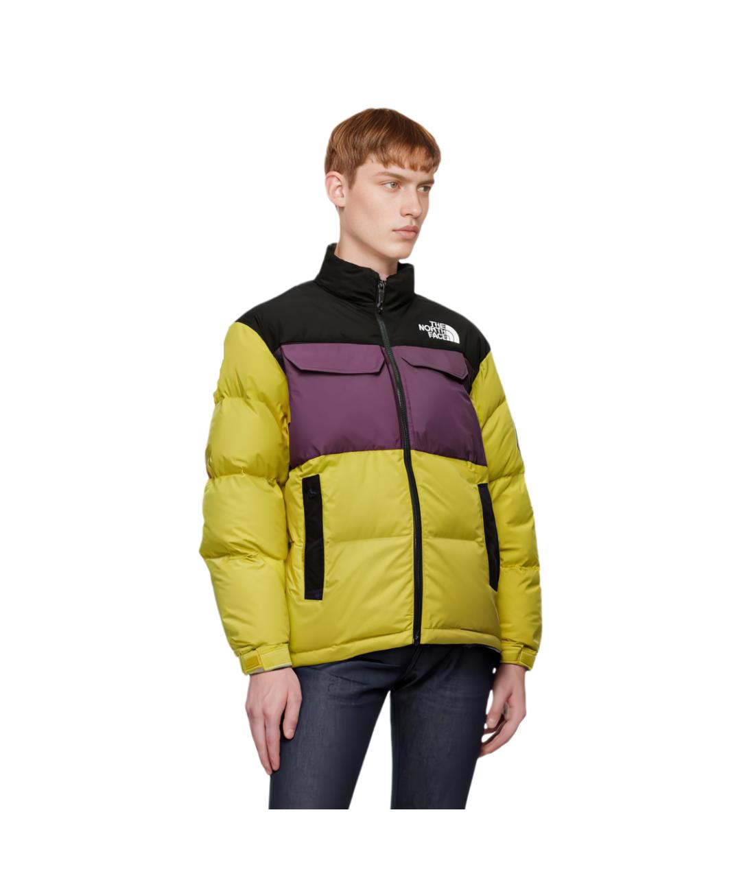 THE NORTH FACE Желтый пуховик, фото 4