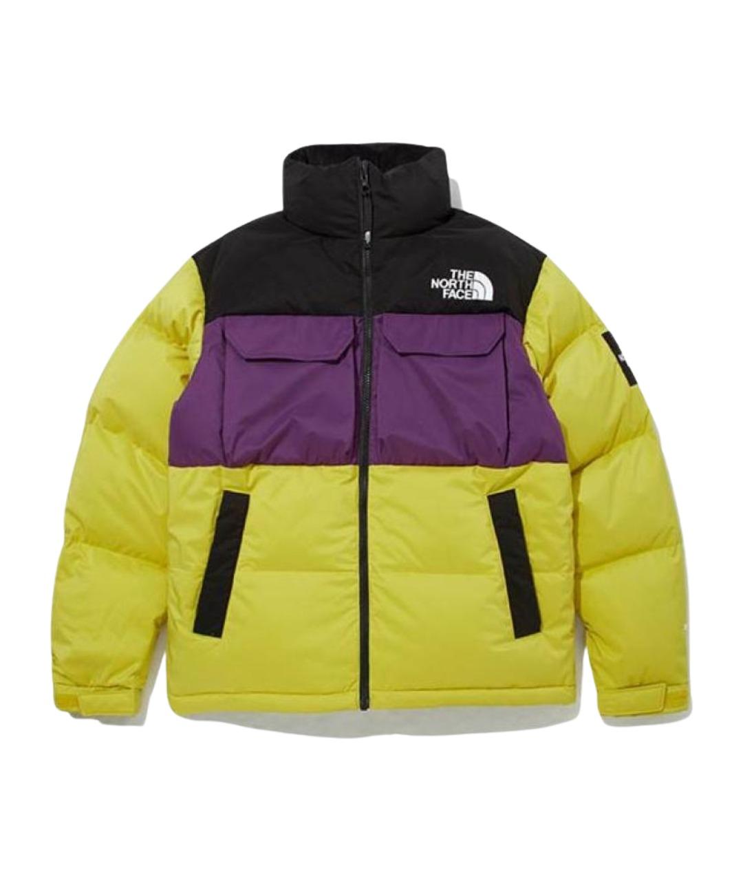 THE NORTH FACE Желтый пуховик, фото 1