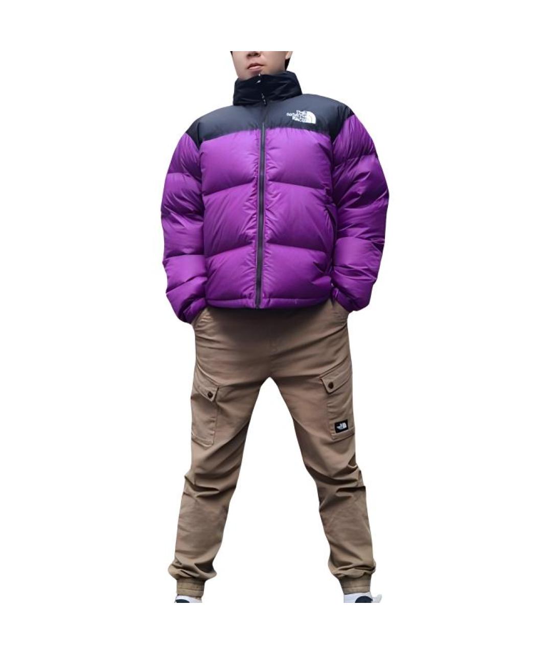 THE NORTH FACE Фиолетовый пуховик, фото 3