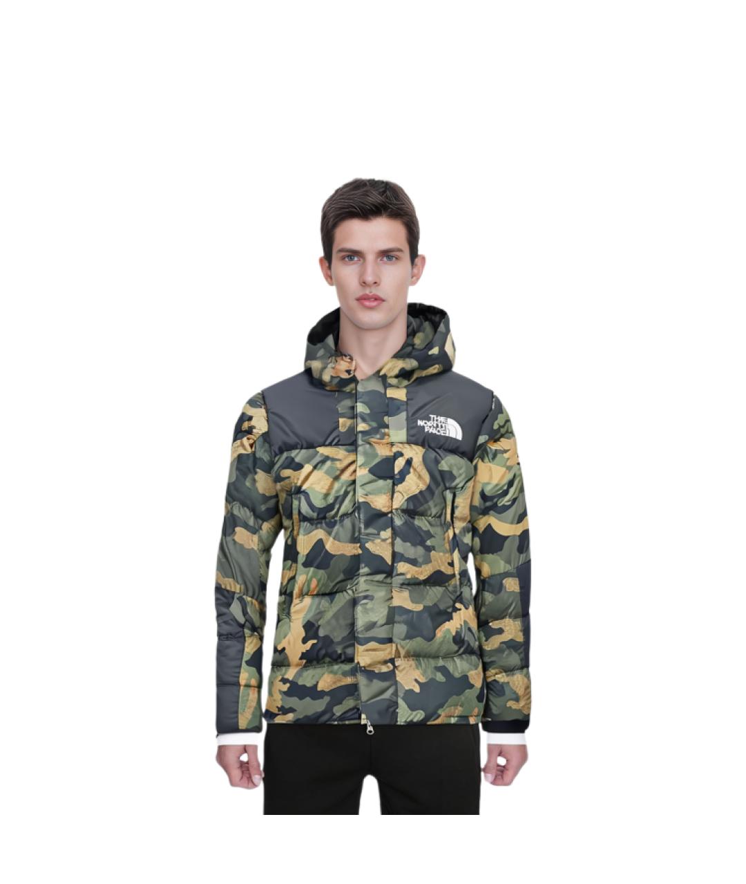 THE NORTH FACE Зеленый пуховик, фото 3