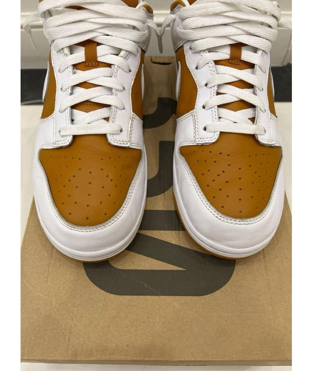 NIKE Мульти кожаные низкие кроссовки / кеды, фото 3