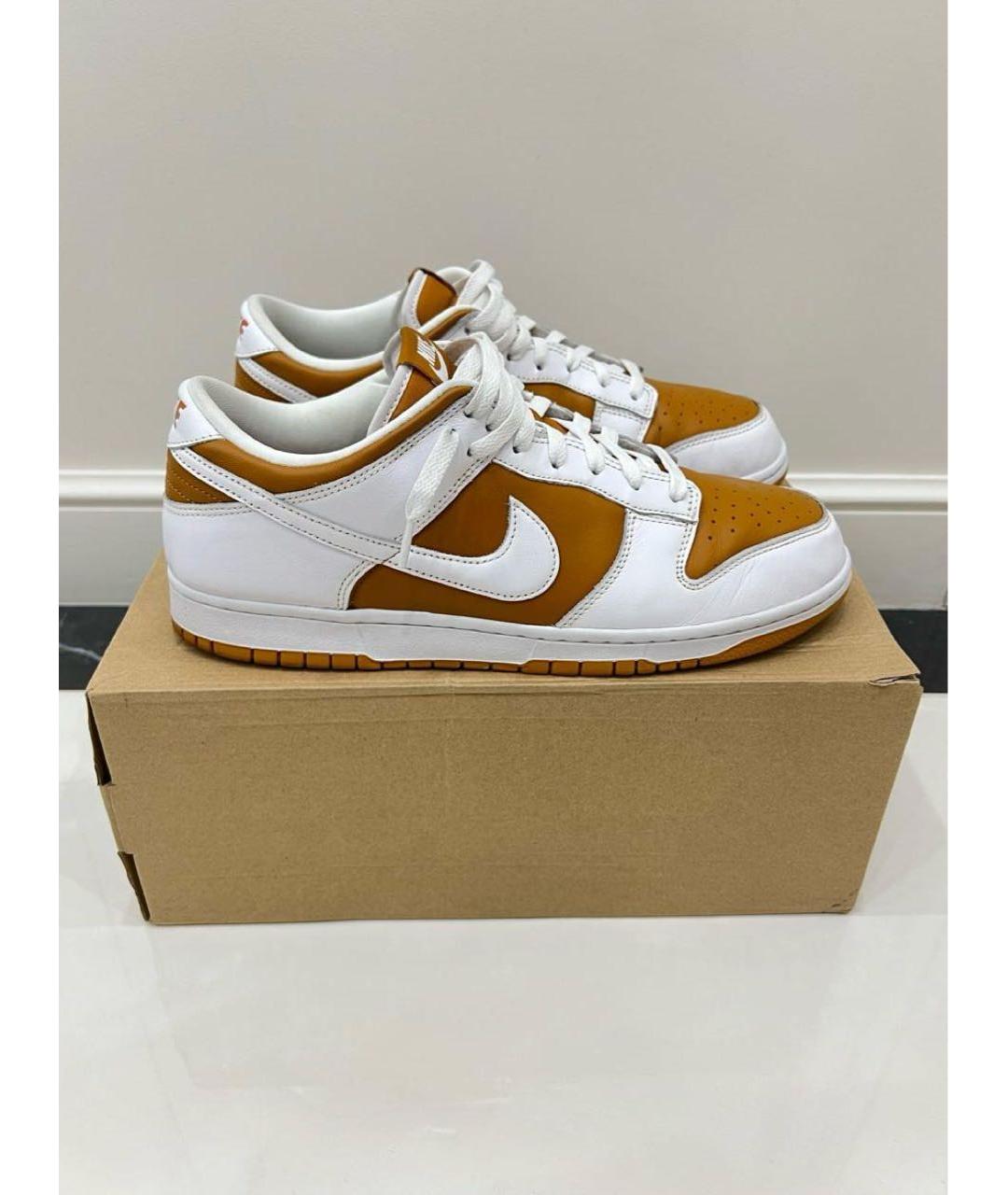 NIKE Мульти кожаные низкие кроссовки / кеды, фото 4