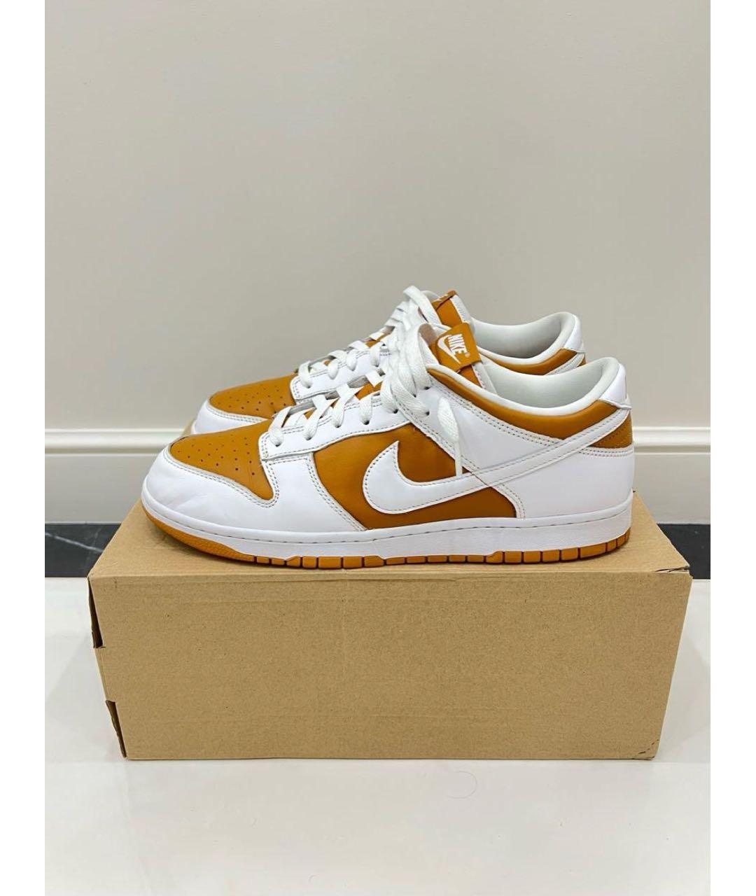 NIKE Мульти кожаные низкие кроссовки / кеды, фото 6