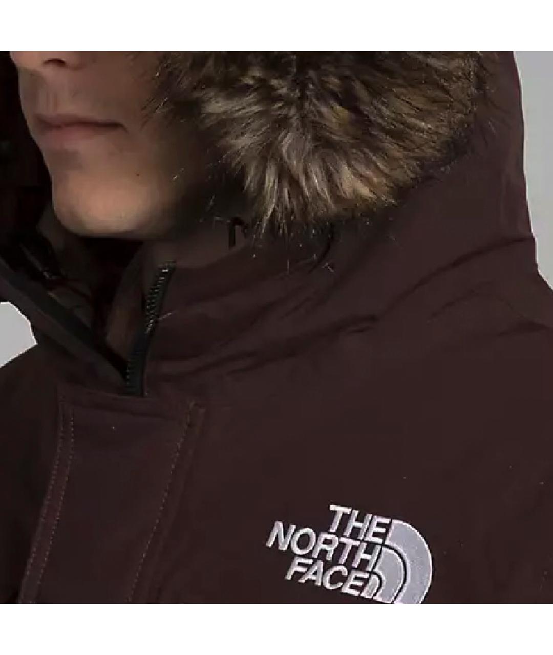 THE NORTH FACE Коричневый пуховик, фото 4