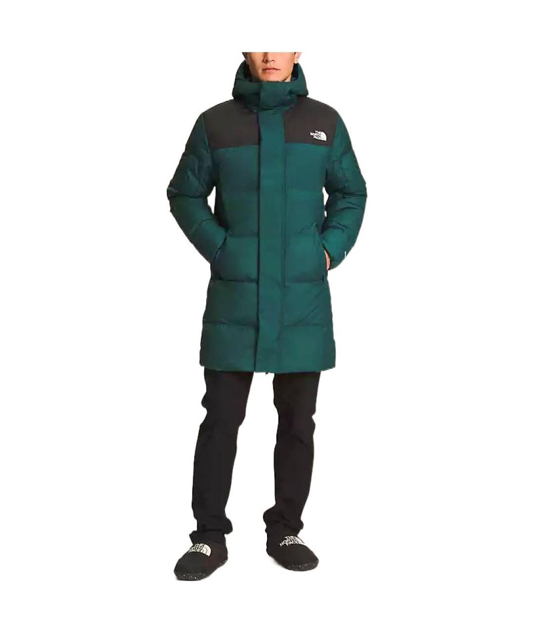 THE NORTH FACE Зеленый пуховик, фото 3