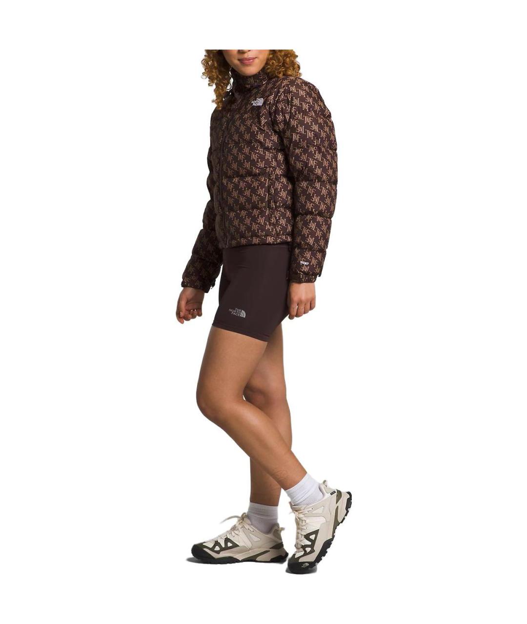 THE NORTH FACE Коричневый пуховик, фото 2