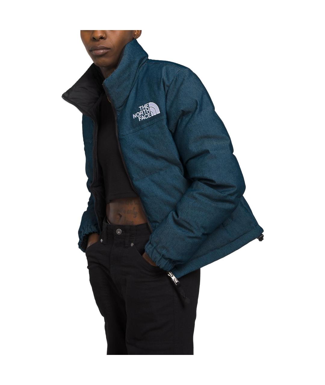 THE NORTH FACE Синий пуховик, фото 2