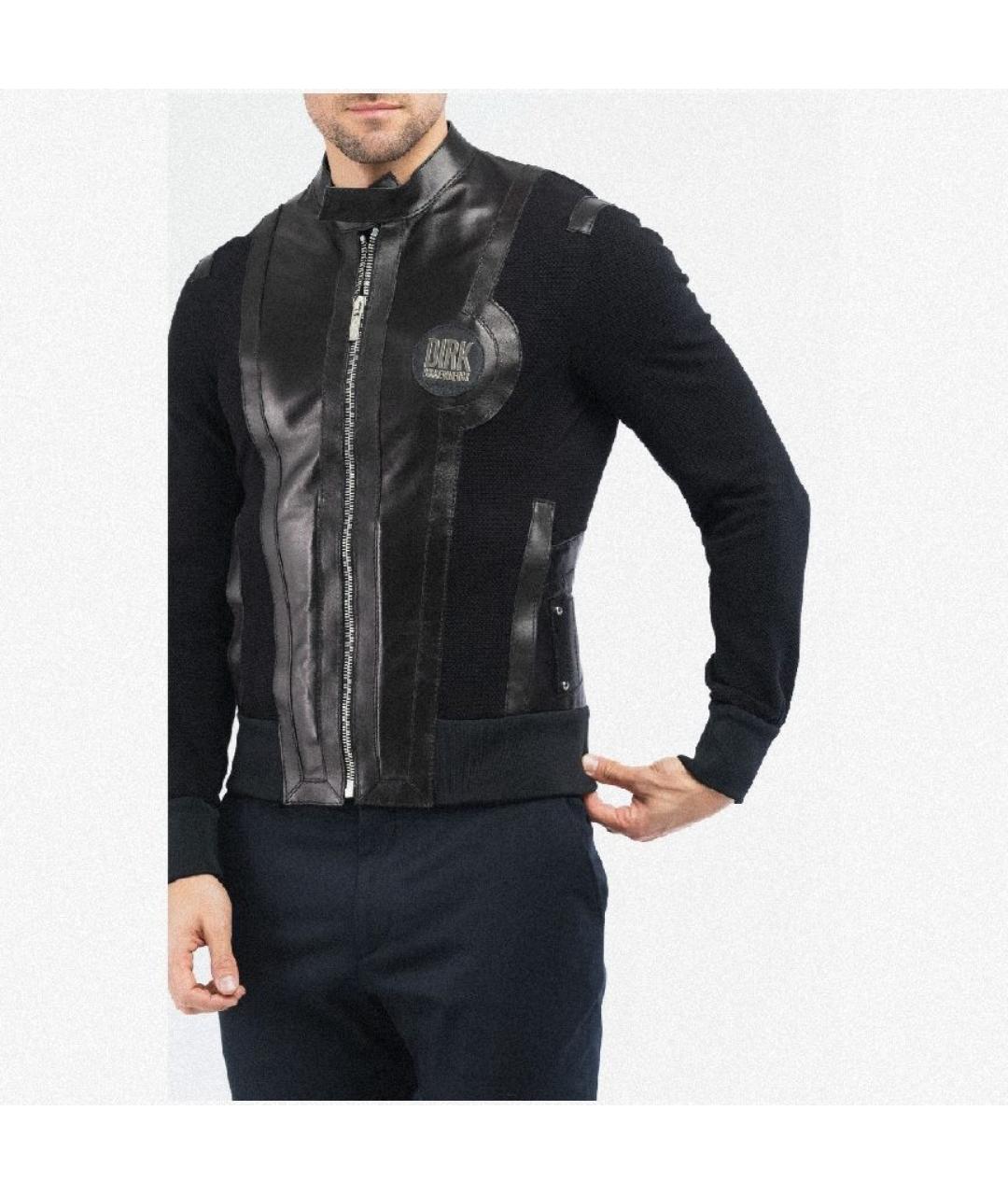 BIKKEMBERGS Черная кожаная куртка, фото 8