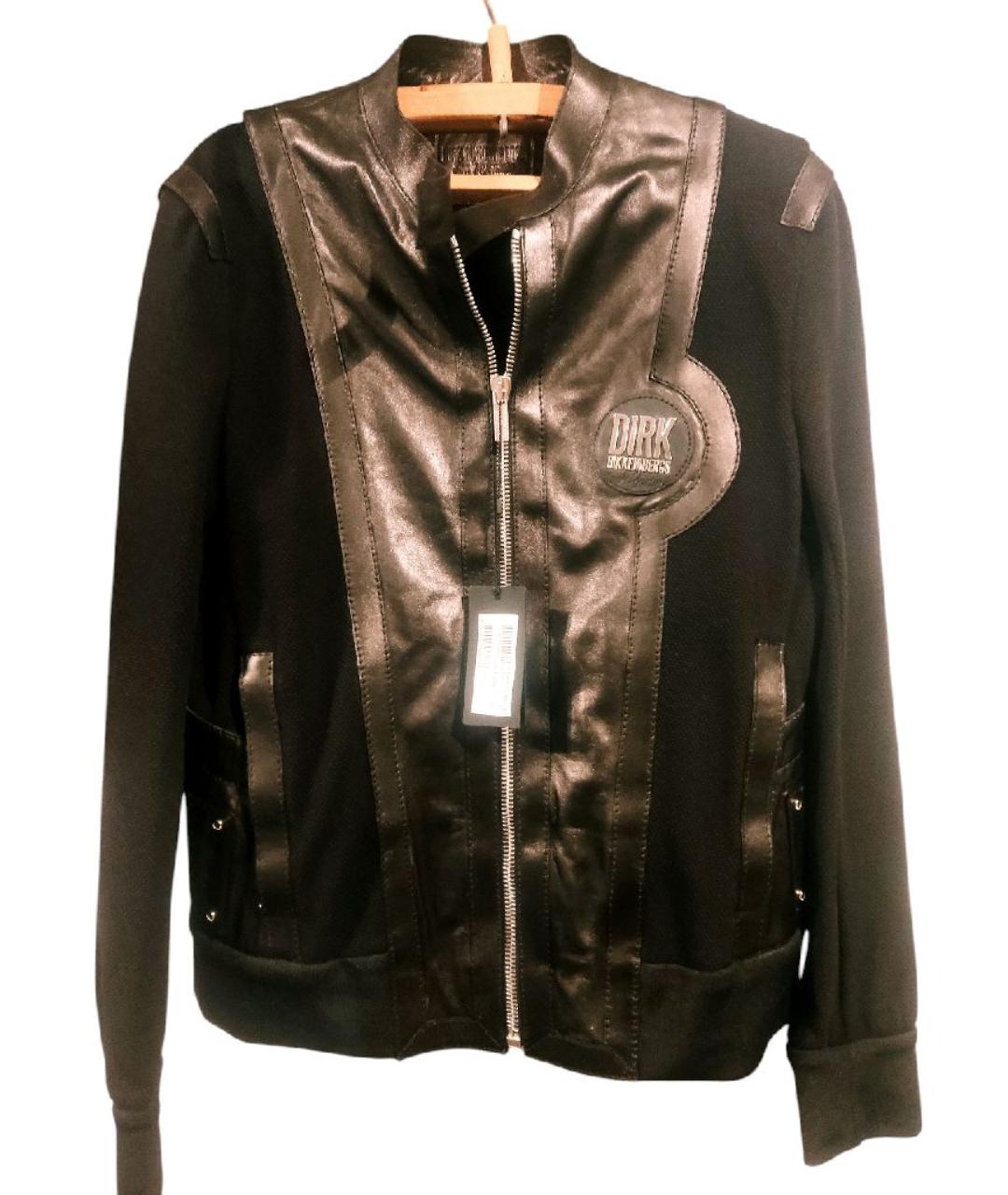 BIKKEMBERGS Черная кожаная куртка, фото 9