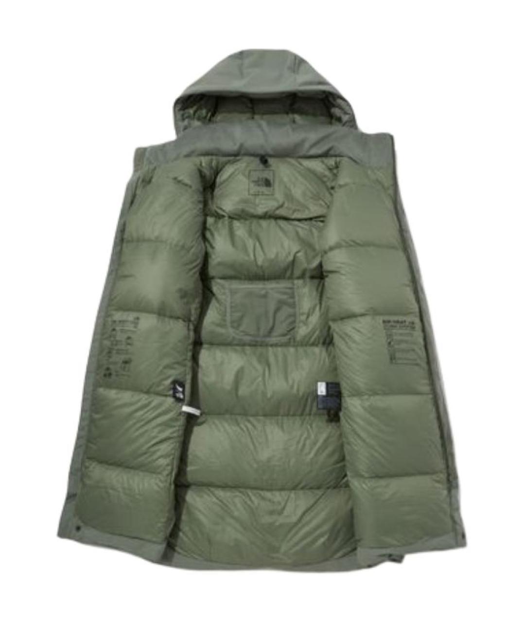 THE NORTH FACE Зеленый полиамидовый пуховик, фото 5