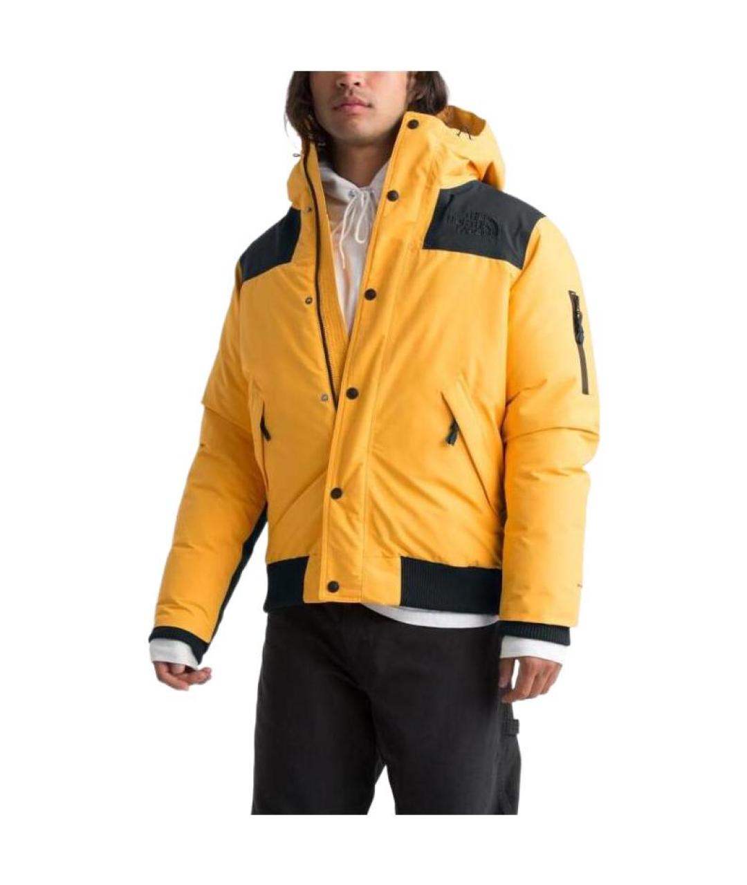 THE NORTH FACE Желтый пуховик, фото 3