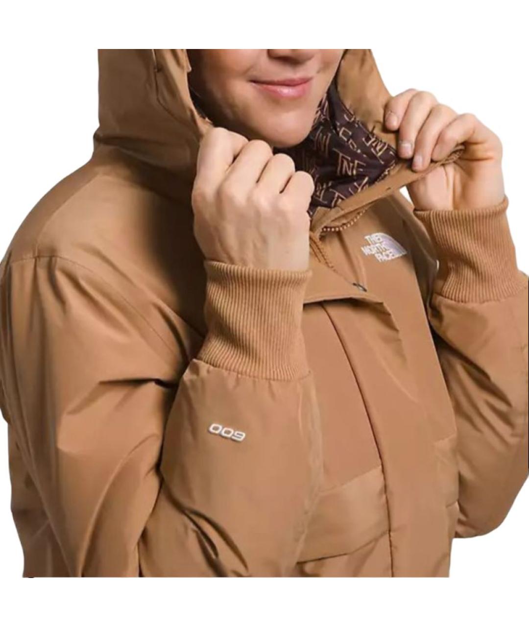 THE NORTH FACE Коричневый пуховик, фото 4