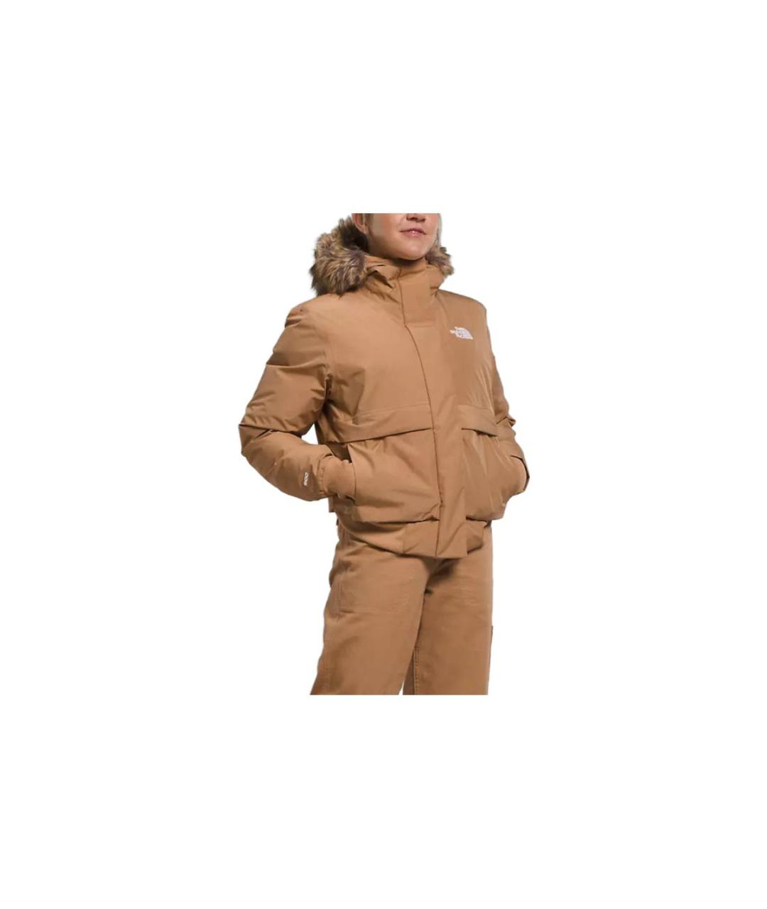 THE NORTH FACE Коричневый пуховик, фото 6