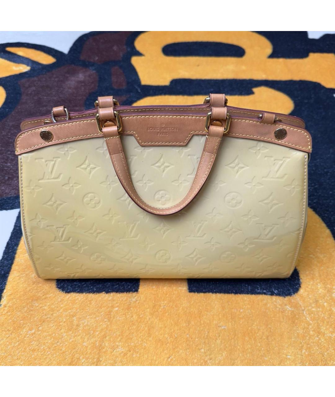 LOUIS VUITTON Бежевая сумка с короткими ручками, фото 5