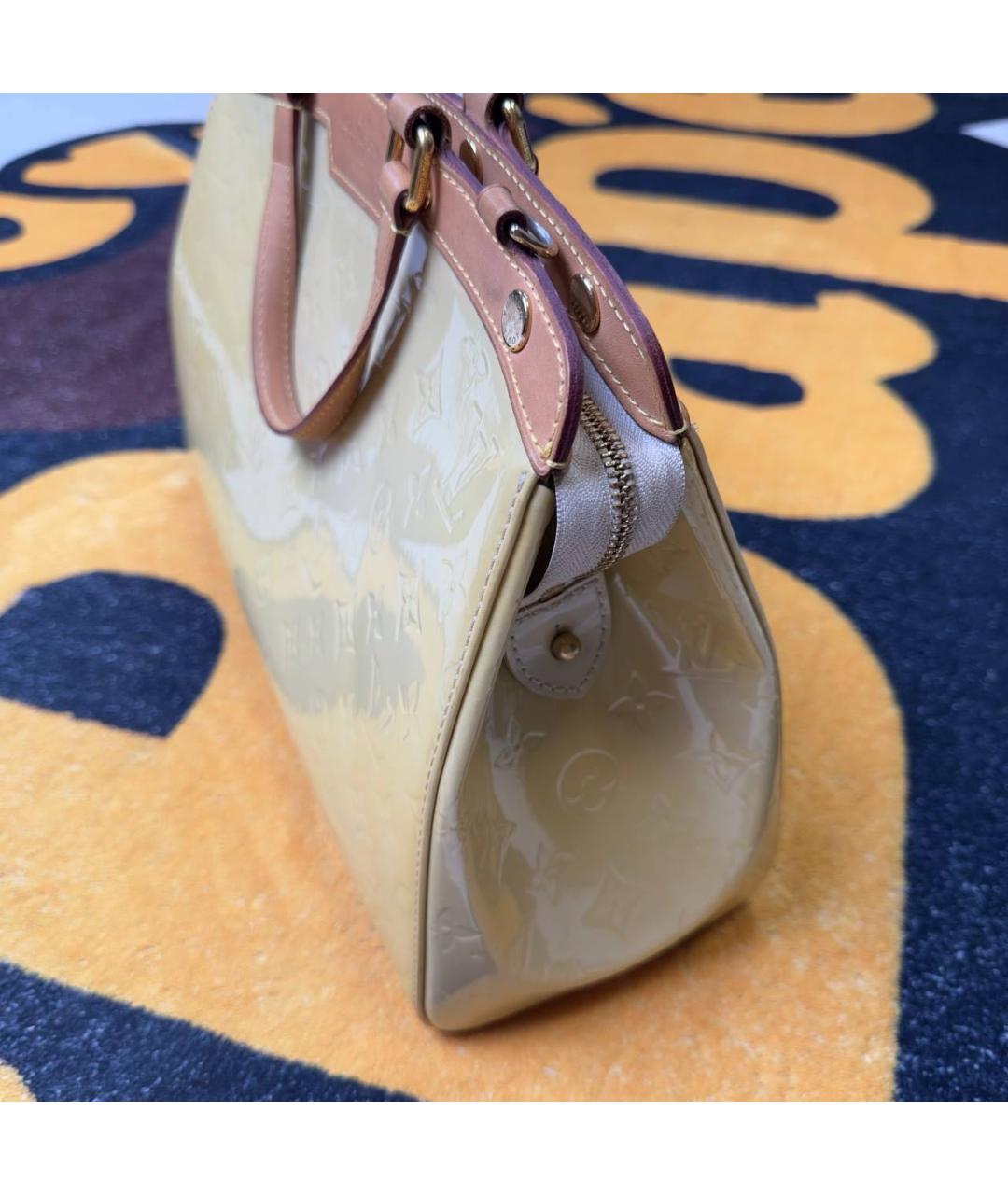 LOUIS VUITTON Бежевая сумка с короткими ручками, фото 3