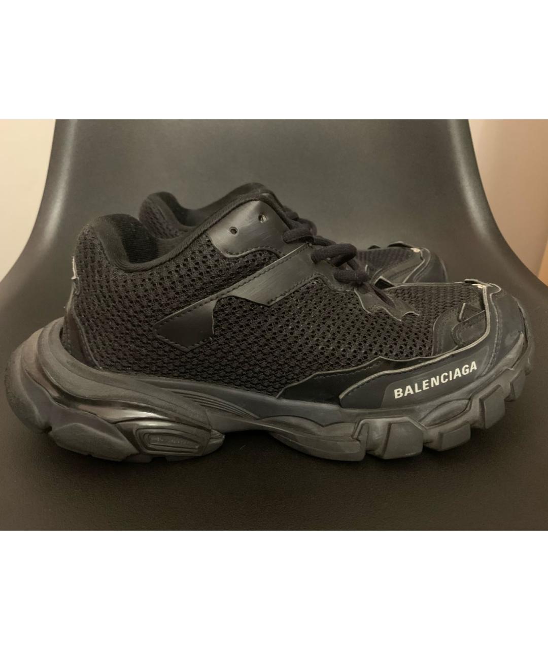 BALENCIAGA Черные текстильные кроссовки, фото 5