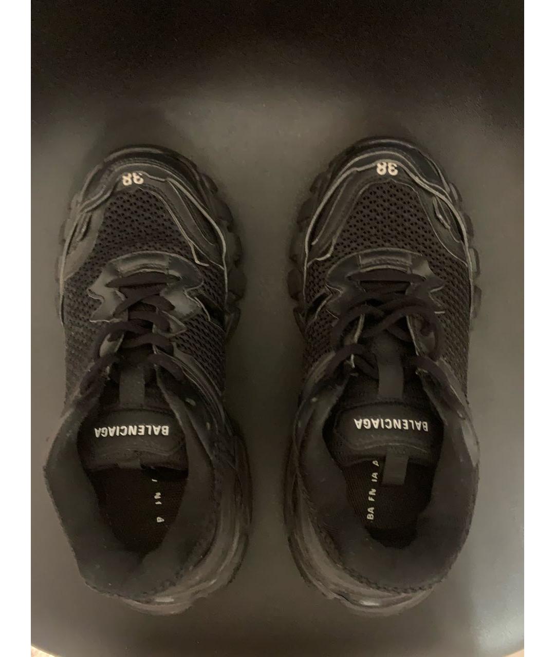 BALENCIAGA Черные текстильные кроссовки, фото 3