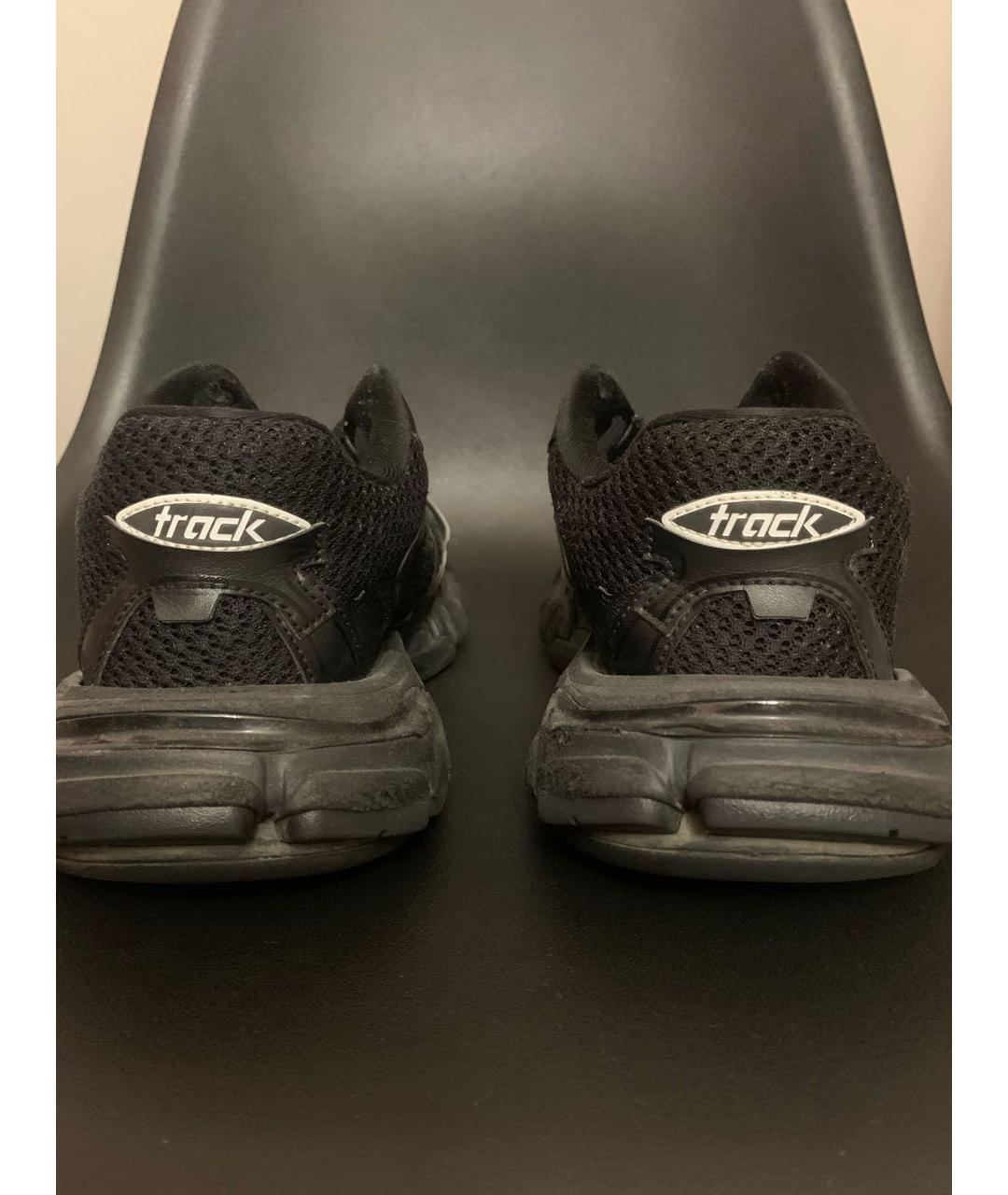 BALENCIAGA Черные текстильные кроссовки, фото 4