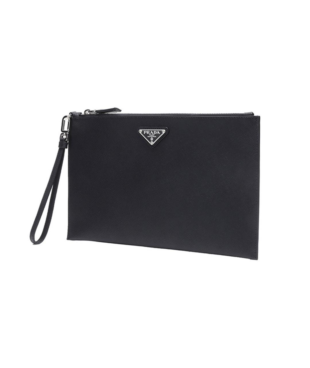 PRADA Черная кожаная папка для документов, фото 2