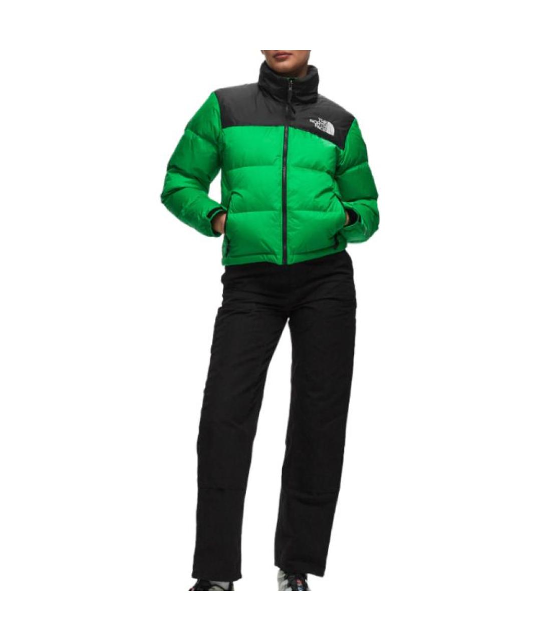 THE NORTH FACE Зеленый пуховик, фото 3