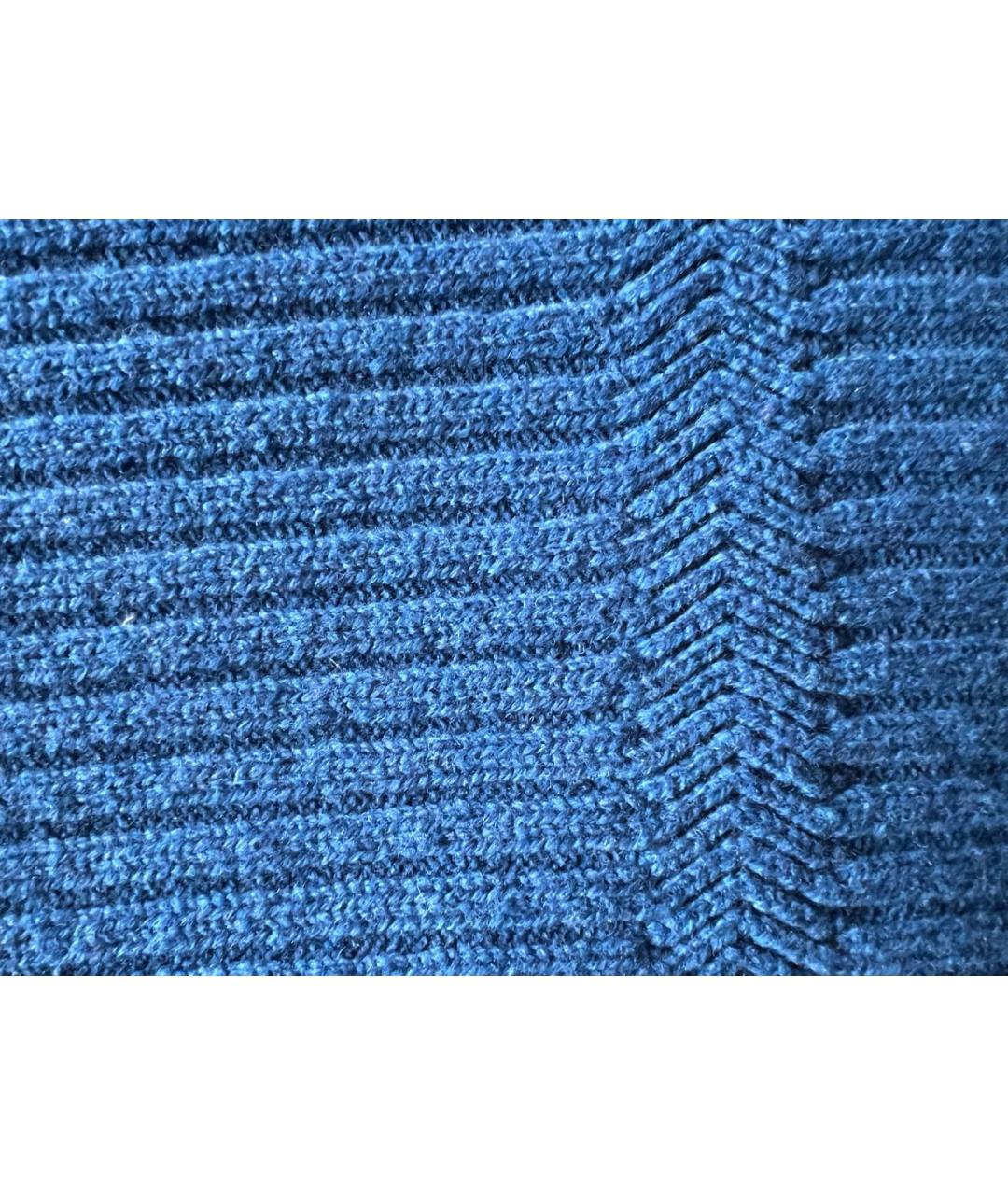 DRIES VAN NOTEN Синий шерстяной джемпер / свитер, фото 4