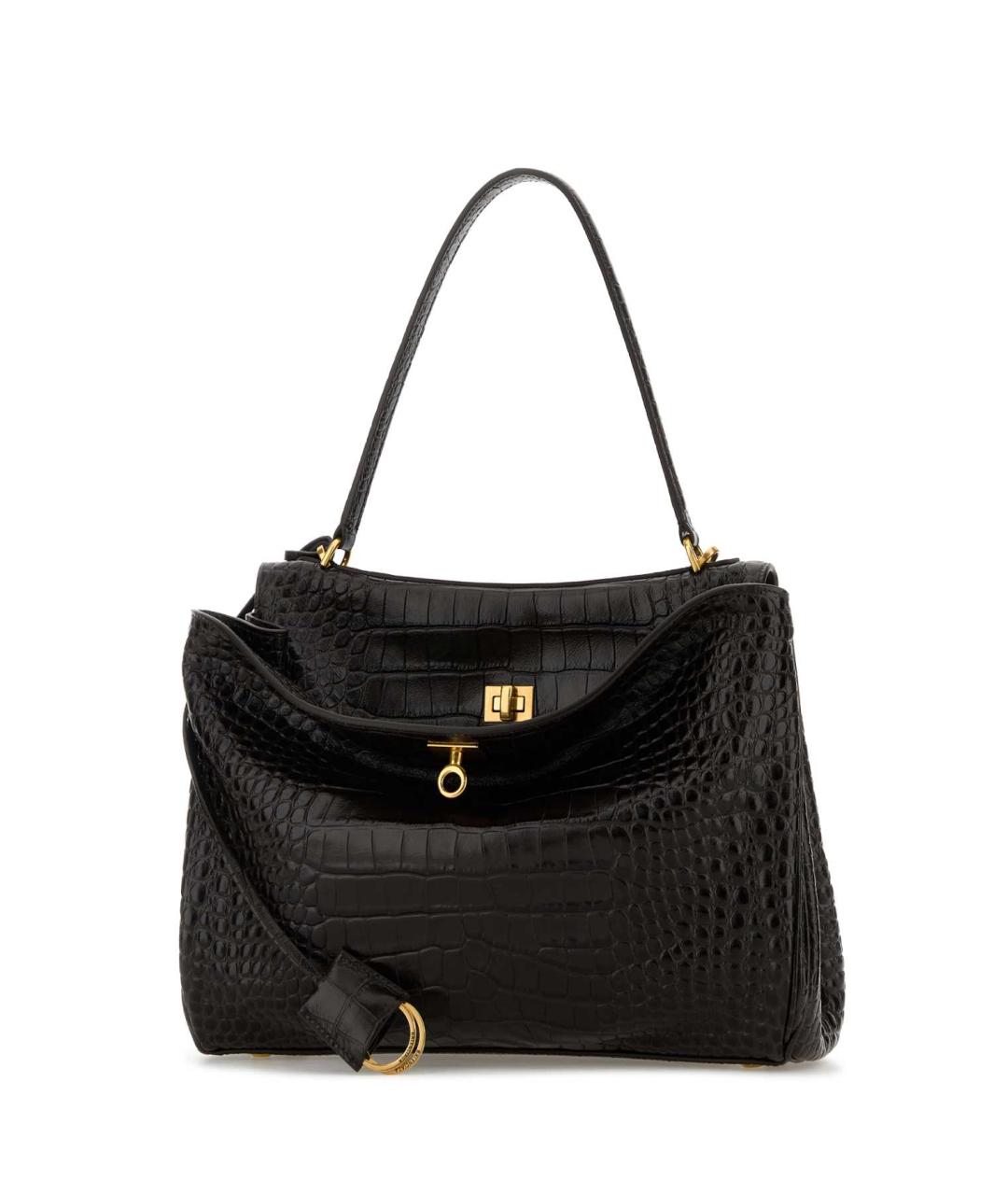 BALENCIAGA Коричневая кожаная сумка тоут, фото 2