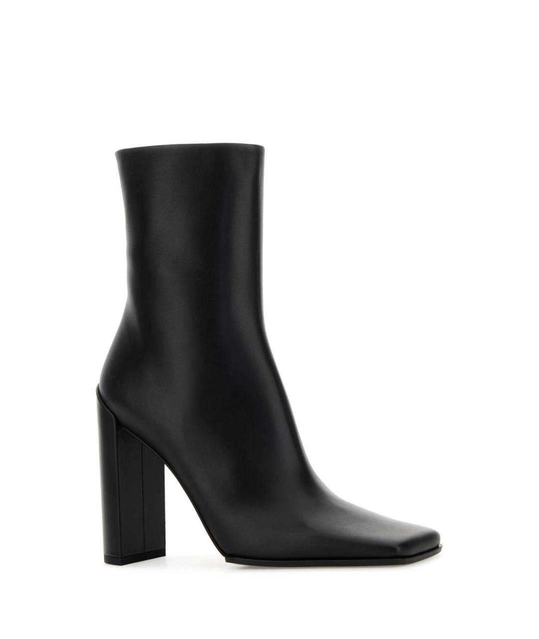 ALAIA Черные кожаные ботильоны, фото 2
